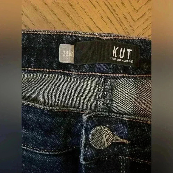 NWT Kut From The Kloth Jeans Reese Fab Ab Ankle Straight Leg High Rise raw hem - Picture 10 of 11